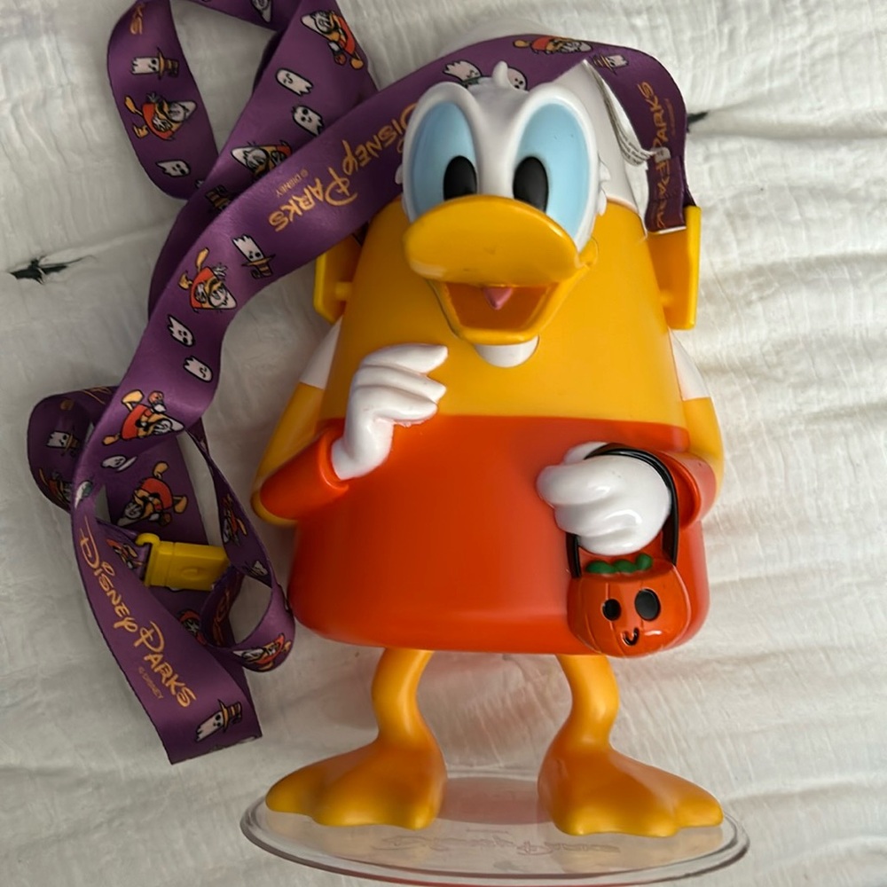 Disney parks  Halloween  Donald Duck drink holder